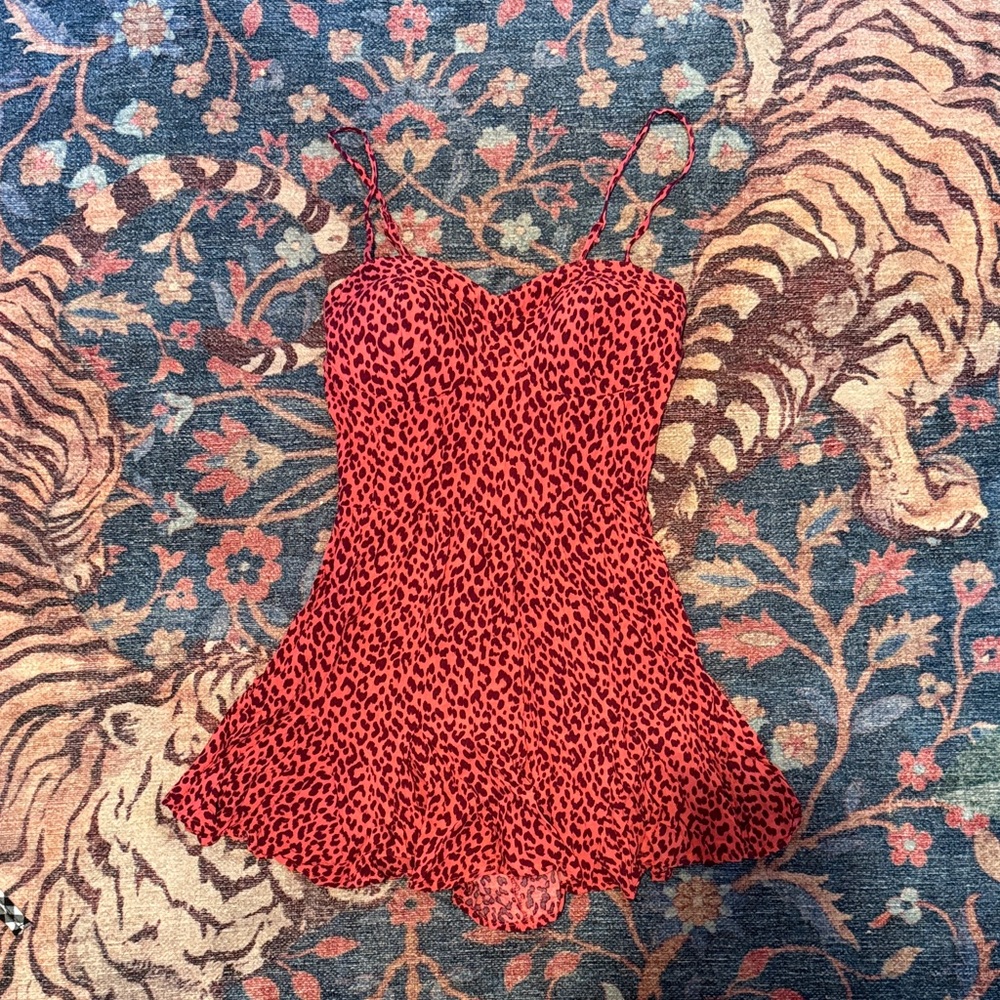 Francesca's Collections Vibrant Animal Print Top